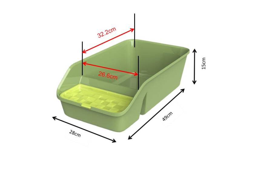 Açık Kedi Tuvaleti MSP-B07 - 1