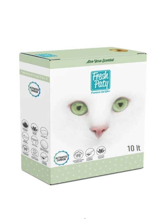 Fresh Paty Kedi Kumu Aloe Vera Kokulu - 10 lt - 1