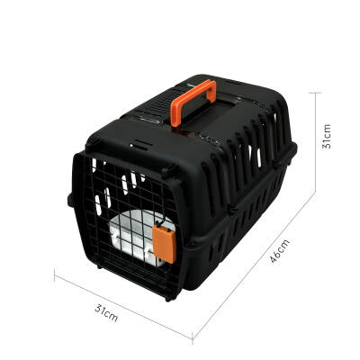 Metal Kapılı Plastik Kedi Taşıma Çantası LH-1 - 1