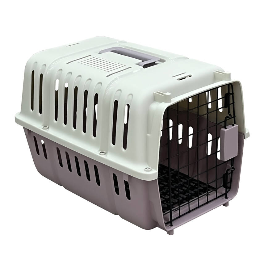 Metal Kapılı Plastik Kedi Taşıma Çantası LH-1 - 4
