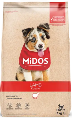 MİDOS Kuzu Etli ve Pirinçli Yavru K. (Sağlıklı Geli.) 3 kg - MİDOS
