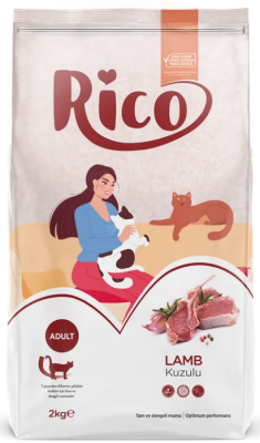 RICO Kuzu Etli Yetişkin Kedi 2 kg - RİCO