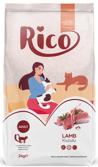 RICO Kuzu Etli Yetişkin Kedi 2 kg - 1
