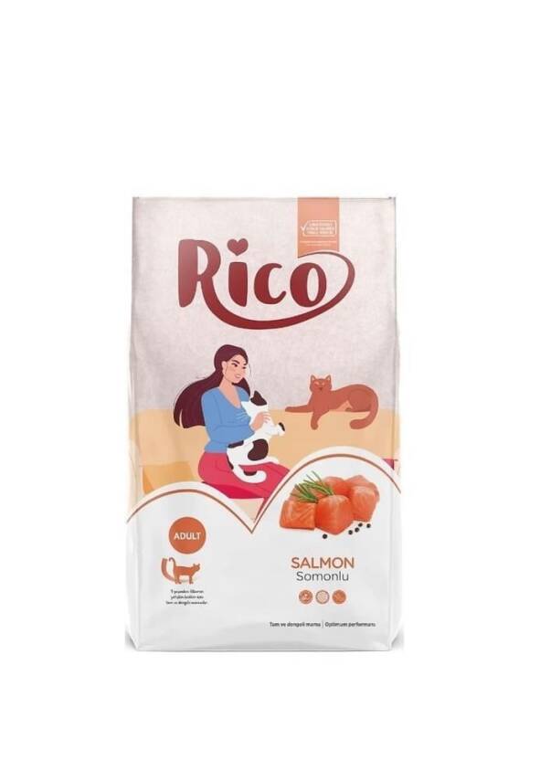 RICO Somonlu Yetişkin Kedi 2 kg - 1