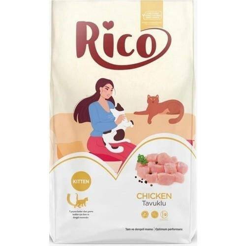 RICO Tavuklu Yavru Kedi 15 Kg - 1